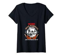 Mujer Retired Ironworker Been There Done That Funny Retirement Camiseta Cuello V