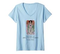 Mujer Retrato de Adele Bloch-Bauer II Gustav Klimt Camiseta Cuello V
