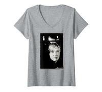 Mujer Retrato de Portishead Beth Gibbons De Michael Robert Williams Camiseta Cuello V