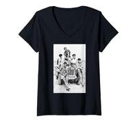 Mujer Retrato de Spandau Ballet Journeys To Glory Era 1981 Camiseta Cuello V