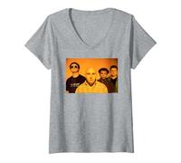 Mujer Retrato de The Boo Radleys Wake Up Boo Band por Andy Willsher Camiseta Cuello V