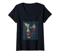 Mujer Retrato de Vincent Van Gogh Pintura Digital Regalo Hombres Camiseta Cuello V