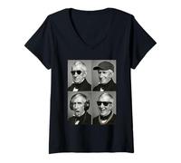Mujer Retrato de William Henry Harrison Camiseta Cuello V