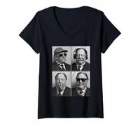 Mujer Retrato de William Howard Taft Camiseta Cuello V