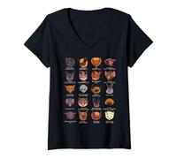 Mujer Retratos de murciélagos - Murciélago Camiseta Cuello V