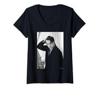 Mujer Retratos de Roxy Music Bryan Ferry De Simon Fowler Camiseta Cuello V