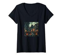 Mujer Revolución de Bitcoin Camiseta Cuello V