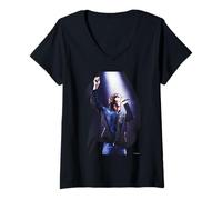 Mujer Richard Ashcroft Verve Sinfonía agridulce Andy Willsher Camiseta Cuello V