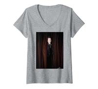 Mujer Rick Astley Nunca te dejará Cantante 2010 Camiseta Cuello V
