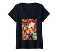 Mujer Ride The River Camiseta Cuello V