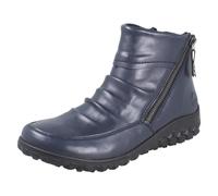 Mujer Rieker Corte Ancho Cremallera Botas Con Desmontable Plantillas-59585