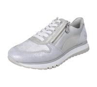 Mujer Rieker Extra Ancho Informal Detallado Zapatillas con Lateral Zip - 49003