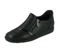 Mujer Rieker Cuero Extra Ancho Listo To Go Tacones Resistente Al Agua Zapatos: