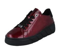 Mujer Rieker Revestido Cuero Ligero Desmontable Plantilla Zapatillas - W2601