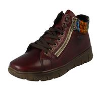 Mujer Rieker Tex Ajuste Ancho Cuero Cremallera Doble Forro Botines - N1305