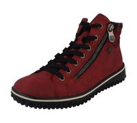 Mujer Rieker-Tex Cremallera Doble Informal Repelente Al Agua Corto Botines Z4263
