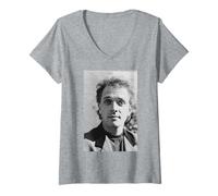Mujer Rik Mayall Comedia Bottom Los jóvenes Caen Muertos Fred Camiseta Cuello V