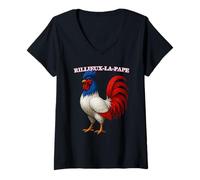 Mujer RILLIEUX-LA-PAPE France Français Souvenir Article Camiseta Cuello V
