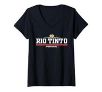 Mujer Rio Tinto Portugal Camiseta Cuello V