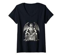 Mujer Riquezas demoníacas de la ruina de Mam Camiseta Cuello V
