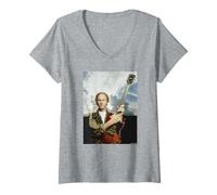 Mujer Robby Krieger Las Puertas Guitarra Enciende Mi Fuego Michael Grecco Camiseta Cuello V