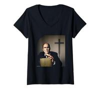 Mujer Robert Duvall Apocalypse Ahora El Padrino por Michael Grecco Camiseta Cuello V