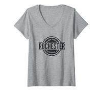 Mujer Rochester Nueva York - Oficial Rochester NY Camiseta Cuello V