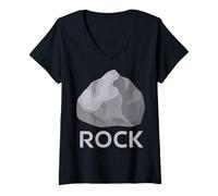 Mujer Rock Paper Scissors Group Halloween Costume tee Camiseta Cuello V