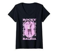 Mujer Rocky Gun Show Camiseta Cuello V