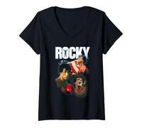 Mujer Rocky I Did It Camiseta Cuello V