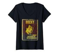 Mujer Rocky I Weren'T Just Another Bum Camiseta Cuello V