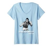 Mujer Rocky III U Mad Bro Camiseta Cuello V