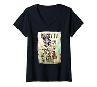 Mujer Rocky IV Come On! You Can Do It! Camiseta Cuello V
