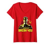 Mujer Rocky IV I Must Break You Camiseta Cuello V