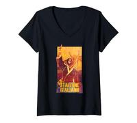 Mujer Rocky The Italian Stallion Is Number One Camiseta Cuello V