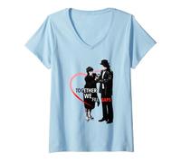 Mujer Rocky Valentine's Day Together We Fill Gaps Camiseta Cuello V