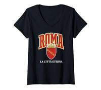 Mujer Roma La Ciudad Eterna (Roma La Città Eterna) Camiseta Cuello V