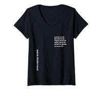 Mujer Romanos 12, 9, El Amor Debe ser sincero, Odio el Mal, Cristiano Camiseta Cuello V