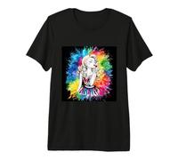 Mujer romántica Lanza un Beso Camiseta Premium