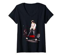Mujer Ronnie Wood Live Rolling Stones Celebración del Blues Camiseta Cuello V