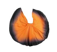 Mujer Ropa de Baile Lírico Estilo Falda Larga de Vuelo Swing Clásico y Moderno Falda Multicolor de Práctica de Danza para Bailes de salón y Festivales con Pantalones Cortos OjbNegro L