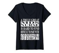 Mujer Ropa de enfermera MDS - El mejor diseño de enfermeras Camiseta Cuello V