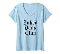 Mujer Ropa de paternidad Tatuada Inked Dads Club Camiseta Cuello V