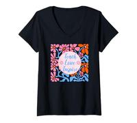 Mujer Ropa para enseñar, amar, inspirar para mujeres, profesores, educadoras Camiseta Cuello V
