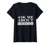 Mujer Ropa Pumpernickel | Mejor diseño divertido para amantes del pan Camiseta Cuello V