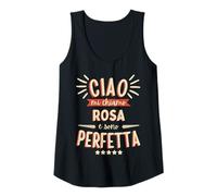 Mujer Rosa Idea Regalo Personalizzata Amica Nome Divertente Camiseta sin Mangas
