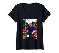 Mujer Ross Kemp Grant Mitchell en el set Eastenders Camiseta Cuello V