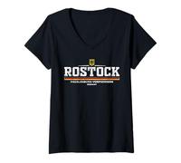 Mujer Rostock Germany/Deutschland Camiseta Cuello V