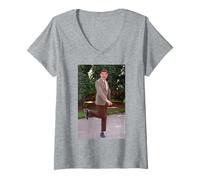 Mujer Rowan Atkinson Mr Bean El último Desastre Foto de la película Camiseta Cuello V