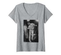 Mujer Roxy Music Love es el cantante de drogas Bryan Ferry Simon Fowler Camiseta Cuello V